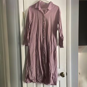 button down dress